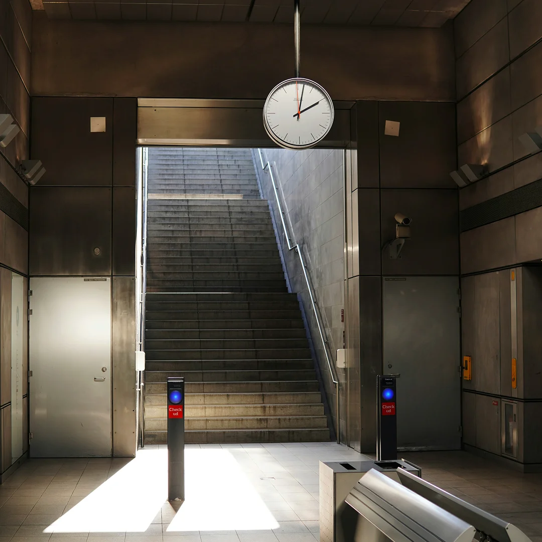 The Copenhagen Metro Platform Left