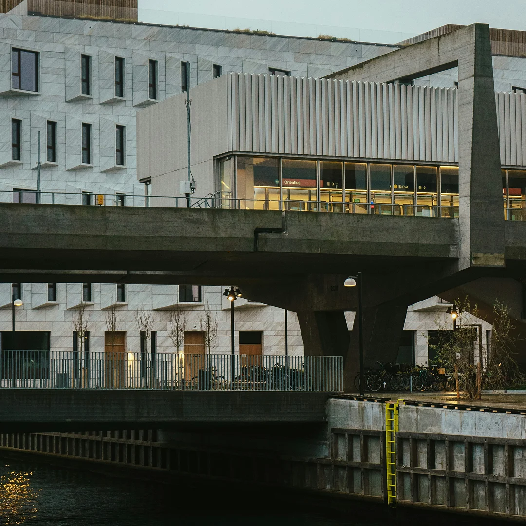 The Copenhagen Metro Track Left